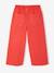 Wijde meisjesbroek met knopen marineblauw+rood - vertbaudet enfant 