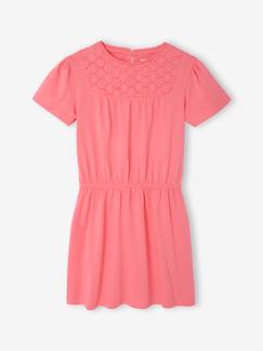 -Meisjesjurk met macramé detail
