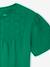 Meisjesjurk met macramé detail groen+rozen - vertbaudet enfant 