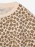 Cropped meisjesshirt met korte mouwen beige+ecru+roze (poederkleur) - vertbaudet enfant 