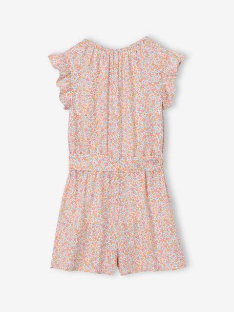 Jumpsuit voor meisjes vanille - vertbaudet enfant 