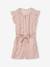 Jumpsuit voor meisjes vanille - vertbaudet enfant 