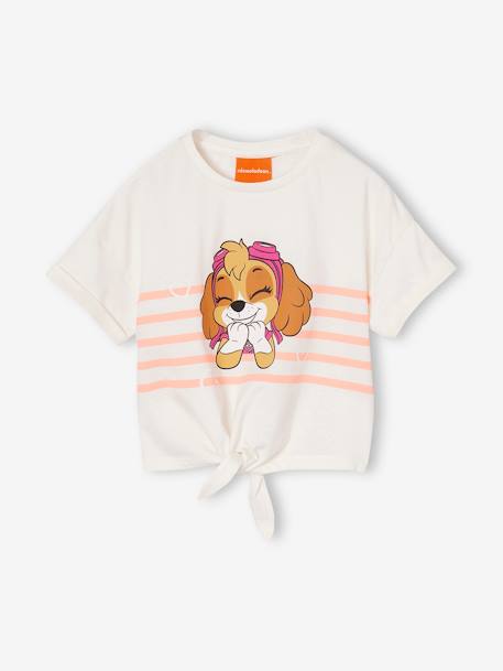 T-shirt met strik + short PAT PATROUILLE® Stella koraal - vertbaudet enfant 