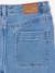 Uitlopende meisjesjeans middenblauw - vertbaudet enfant 