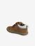 Babyslofjes van zacht leer met antislip beige+blauw+bruin+chocoladebruin+felblauw+groen+oceaanblauw+okergeel+saliegroen+veel beige+veel bruin+veel groen - vertbaudet enfant 
