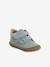 Babyslofjes van zacht leer met antislip beige+blauw+bruin+chocoladebruin+felblauw+groen+oceaanblauw+okergeel+saliegroen+veel beige+veel bruin+veel groen - vertbaudet enfant 