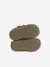 Babyslofjes van zacht leer met antislip beige+blauw+bruin+chocoladebruin+felblauw+groen+oceaanblauw+okergeel+saliegroen+veel beige+veel bruin+veel groen - vertbaudet enfant 
