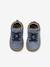 Leren babylaarsjes met veters voor de eerste stapjes blauw+kaki+kameel+marineblauw+veel blauw - vertbaudet enfant 