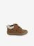 Babyslofjes van zacht leer met antislip beige+blauw+bruin+chocoladebruin+felblauw+groen+oceaanblauw+okergeel+saliegroen+veel beige+veel bruin+veel groen - vertbaudet enfant 