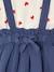 Set meisjesshirt met strepen + rok van katoengaas indigoblauw+lila+saliegroen - vertbaudet enfant 