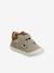 Babyslofjes van zacht leer met antislip beige+blauw+bruin+chocoladebruin+felblauw+groen+oceaanblauw+okergeel+saliegroen+veel beige+veel bruin+veel groen - vertbaudet enfant 