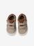 Babyslofjes van zacht leer met antislip beige+blauw+bruin+chocoladebruin+felblauw+groen+oceaanblauw+okergeel+saliegroen+veel beige+veel bruin+veel groen - vertbaudet enfant 