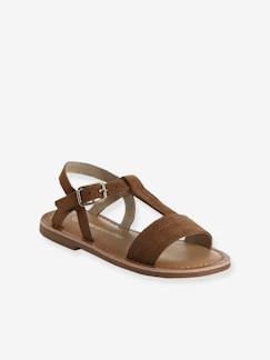 -Leren sandalen voor meisjes, collectie kleuterschool