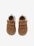 Babyslofjes van zacht leer met antislip beige+blauw+bruin+chocoladebruin+felblauw+groen+oceaanblauw+okergeel+saliegroen+veel beige+veel bruin+veel groen - vertbaudet enfant 