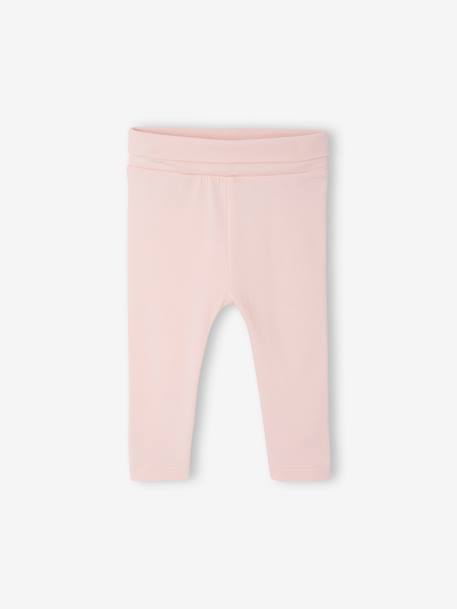 Set pasgeboren baby 3 delen haarband, jurk met motief en legging Nude met print - vertbaudet enfant 