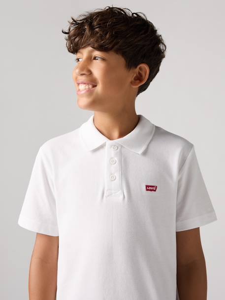Polo LEVI'S jongen korte mouwen marineblauw+wit - vertbaudet enfant 