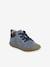 Leren babylaarsjes met veters voor de eerste stapjes blauw+kaki+kameel+marineblauw+veel blauw - vertbaudet enfant 
