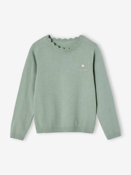 Meisjestrui BASICS personaliseerbaar framboos+gemêleerd beige+groengrijs+marineblauw+pioenroos - vertbaudet enfant 
