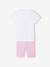 Set van 2 pyjama's voor meisjes turquoiseblauw - vertbaudet enfant 