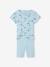 Set van 2 pyjama's voor meisjes turquoiseblauw - vertbaudet enfant 