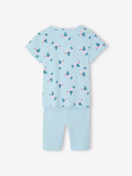 Set van 2 pyjama's voor meisjes turquoiseblauw - vertbaudet enfant 