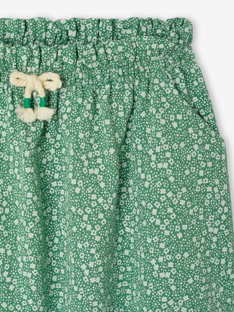 Meisjesrok met print beige+lichtroze+mintgroen+wit, bedrukt - vertbaudet enfant 