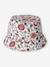 Bob met bloemenprint voor meisjes ecru - vertbaudet enfant 