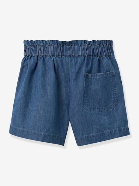 Short en lichte denim CYRILLUS ongewassen denim - vertbaudet enfant 