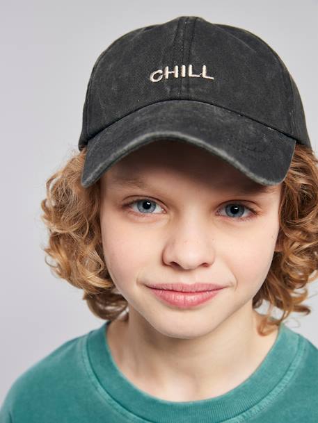 Kinderpet 'Chill' antraciet+blauwgroen+paars - vertbaudet enfant 