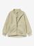 Jas van teddyfleece met rits MATCEDRIC MINI A TURE groen+zandbeige - vertbaudet enfant 