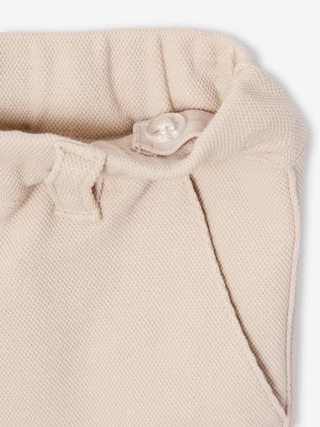 Feestelijke jongensset met overhemd met maokraag en broek beige+blauwgroen+hemelsblauw - vertbaudet enfant 