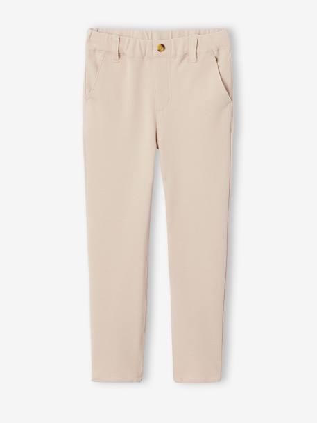 Feestelijke jongensset met overhemd met maokraag en broek beige+blauwgroen+hemelsblauw - vertbaudet enfant 