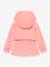 Waterdichte meisjesjas voor het tussenseizoen met fleecevoering MATALGEA MINI A TURE roze (poederkleur)+rozenhout+saliegroen - vertbaudet enfant 
