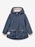 Meisjesparka voor het tussenseizoen MATALLURE MINI A TURE donkerblauw+marineblauw+terracottategel - vertbaudet enfant 