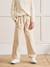 Wijde broek voor meisjes CYRILLUS zandbeige - vertbaudet enfant 