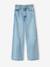 Meisjesjeans met destroyed effect JONEN lichtblauw+middenblauw - vertbaudet enfant 