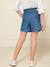 Short en lichte denim CYRILLUS ongewassen denim - vertbaudet enfant 