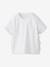 T-shirt voor meisjes met ajourdetails aan de zijkanten JONEN ecru - vertbaudet enfant 