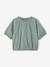 Crop top voor meisjes ecru+koraal+saliegroen - vertbaudet enfant 