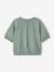 Crop top voor meisjes ecru+koraal+saliegroen - vertbaudet enfant 