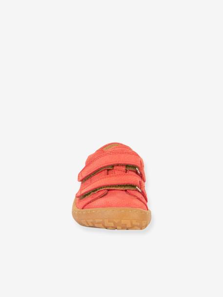 Barefootschoenen met klittenband voor meisjes BAREFOOT BASE FRODDO koraal+marineblauw+rozen - vertbaudet enfant 