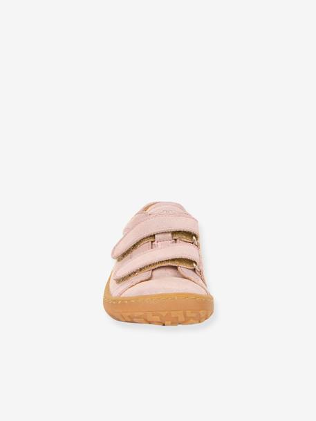 Barefootschoenen met klittenband voor meisjes BAREFOOT BASE FRODDO koraal+marineblauw+rozen - vertbaudet enfant 