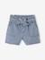 Gestreepte paperbag meisjesshort blauw, gestreept - vertbaudet enfant 