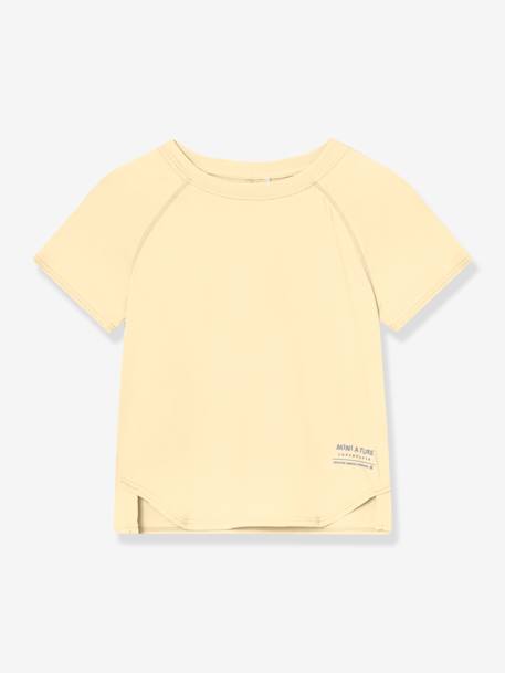 Praktisch T-shirt met verkoelend effect MATBJERGI MINI A TURE bleekblauw+ecru+pastelgeel - vertbaudet enfant 
