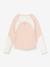 Functioneel T-shirt MATLENDI MINI A TURE grijsblauw+rozen - vertbaudet enfant 