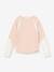 Functioneel T-shirt MATLENDI MINI A TURE grijsblauw+rozen - vertbaudet enfant 