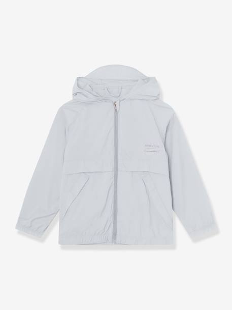 Zomerjas voor kinderen met UV-bescherming MATASLA MINI A TURE bleekblauw+korstmos+roze (poederkleur)+wortel - vertbaudet enfant 