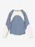 Functioneel T-shirt MATLENDI MINI A TURE grijsblauw+rozen - vertbaudet enfant 