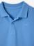 Poloshirt met korte mouwen voor jongens met borduurwerk op de borst blauw+lichtgeel+lichtkaki+MARINEBLAUW+terracotta+wit - vertbaudet enfant 