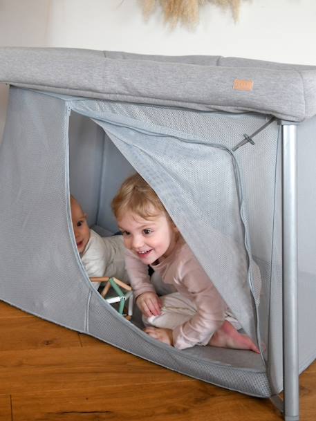 3-in-1 reisbed Eazy Sleep BEABA grijs - vertbaudet enfant 